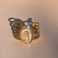 Bague "Irma" en acier inoxydable