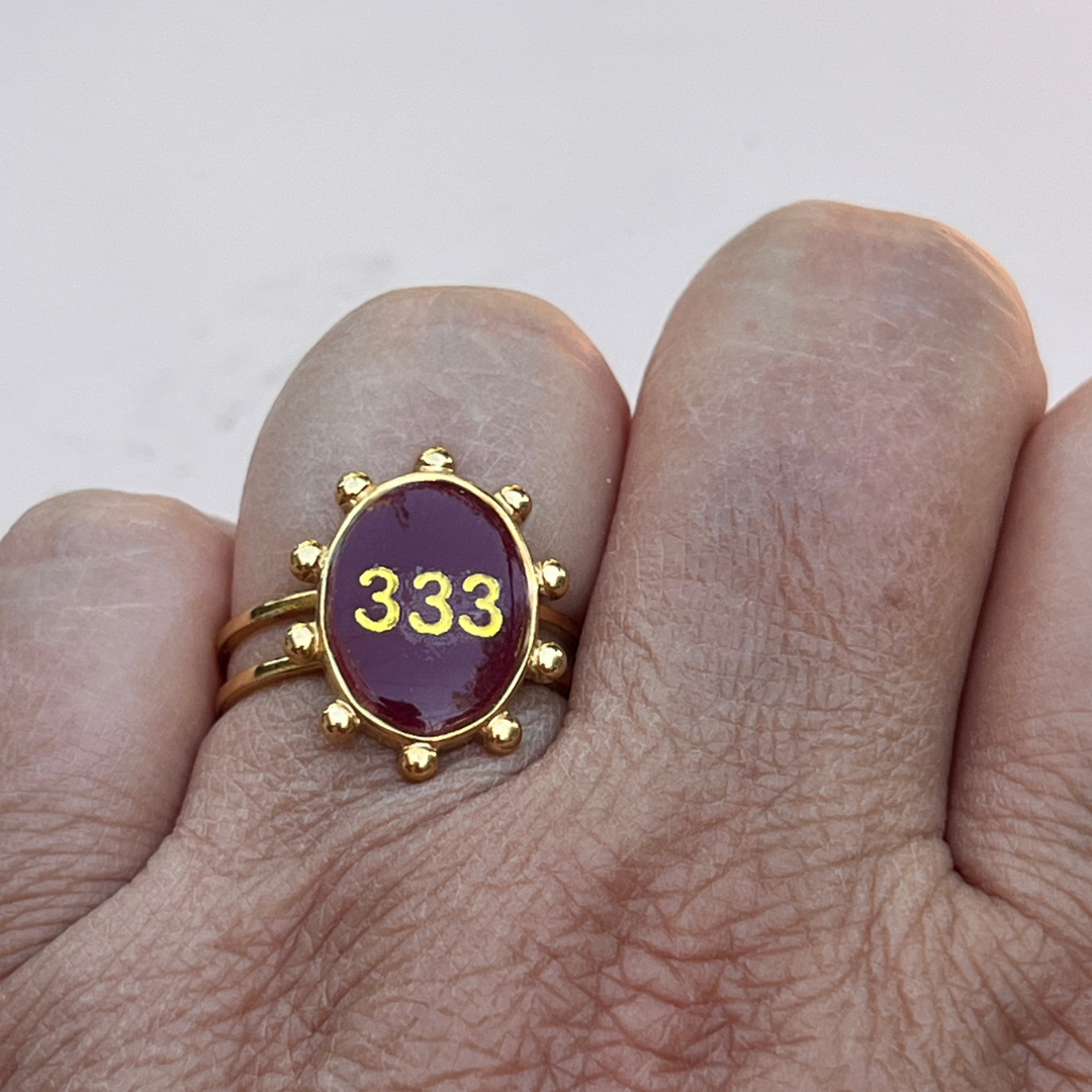 Bague "Protection" en acier inoxydable
