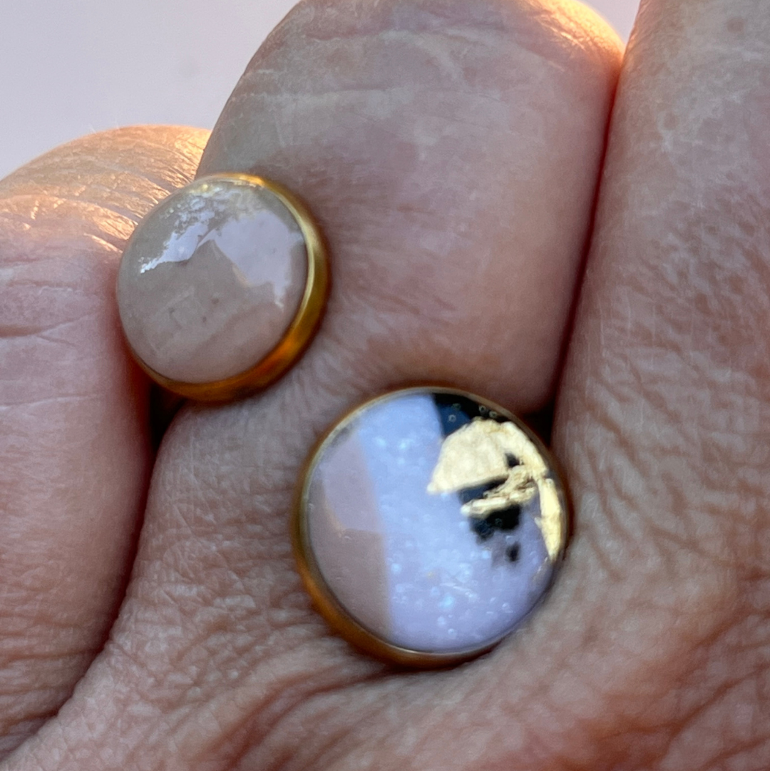 Bague "Aurélia" en acier inoxydable