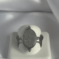 Bague "Grey" en acier inoxydable