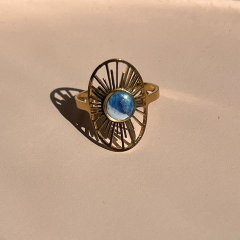 Bague "Rayna" en acier inoxydable
