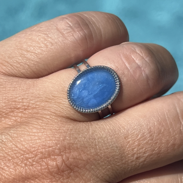 Bague "Sky" en acier inoxydable
