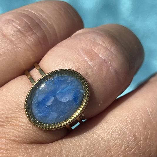 Bague "Sky" en acier inoxydable