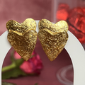 Boucles d'oreilles "2 coeurs" en argile polymère