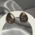 Boucles d'oreilles "Puces goutte" en argile polymère