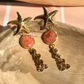 Boucles d'oreilles "Stella" en acier inoxydable