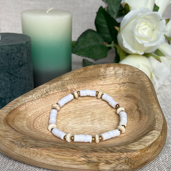 Bracelet "Heishi" en perles