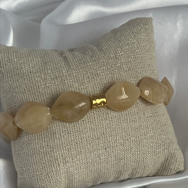 Bracelet "Losange" en perle