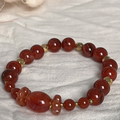Bracelet "Orangée" en perles