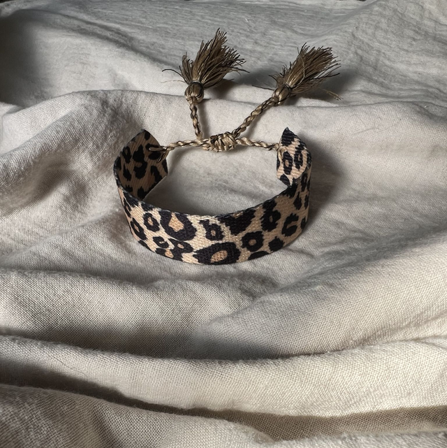 Bracelet "Panthéra" en corde tressée