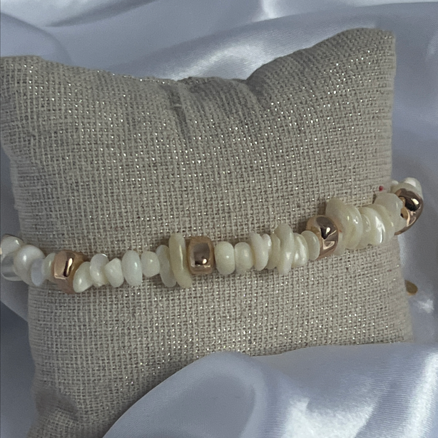 Bracelet "Pureté" en perles