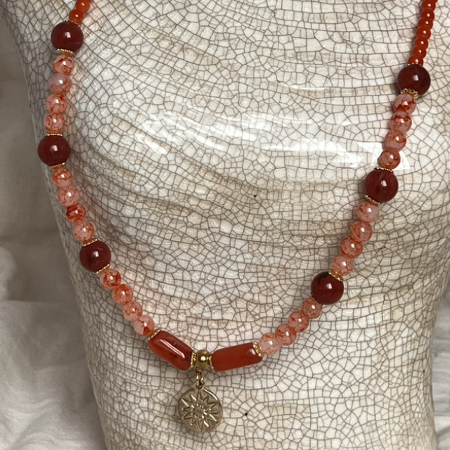 Collier "Amaranta" en perles