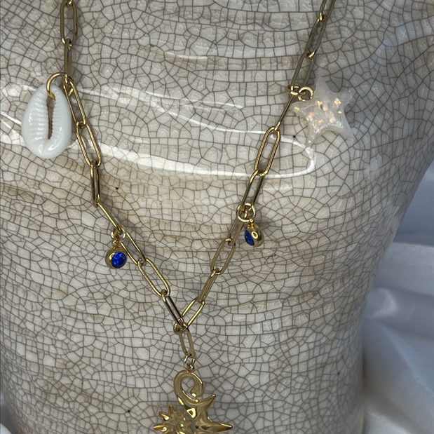 Collier "Charm's" en acier inoxydable