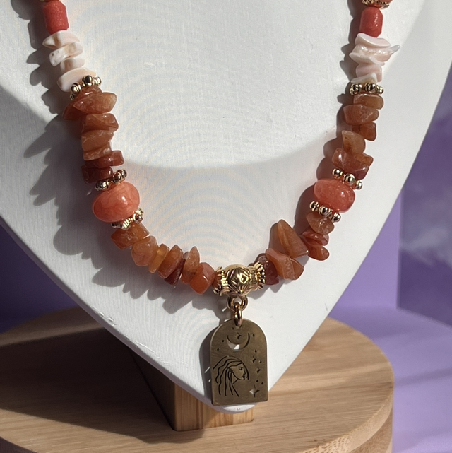 Collier "Solstice" en perles
