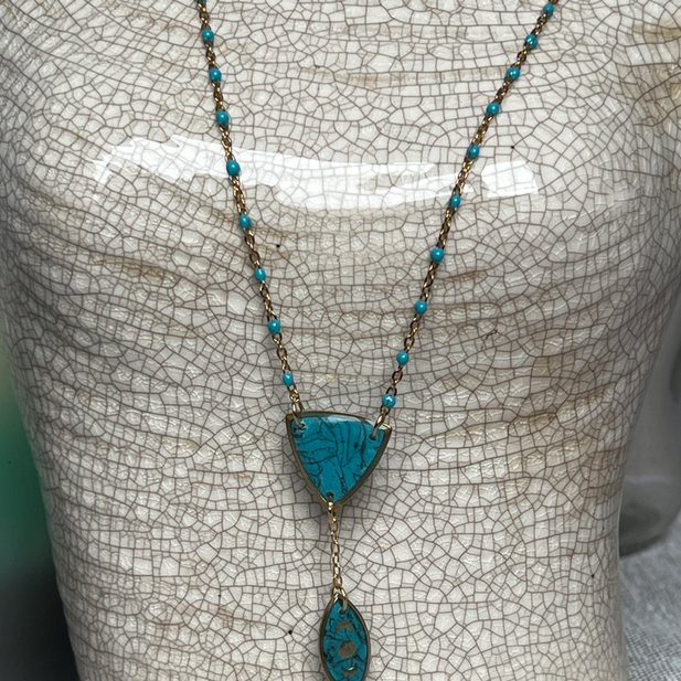 Collier "Triangle" en acier inoxydable