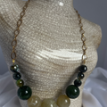Collier "Vertue" en acier inoxydable et perles
