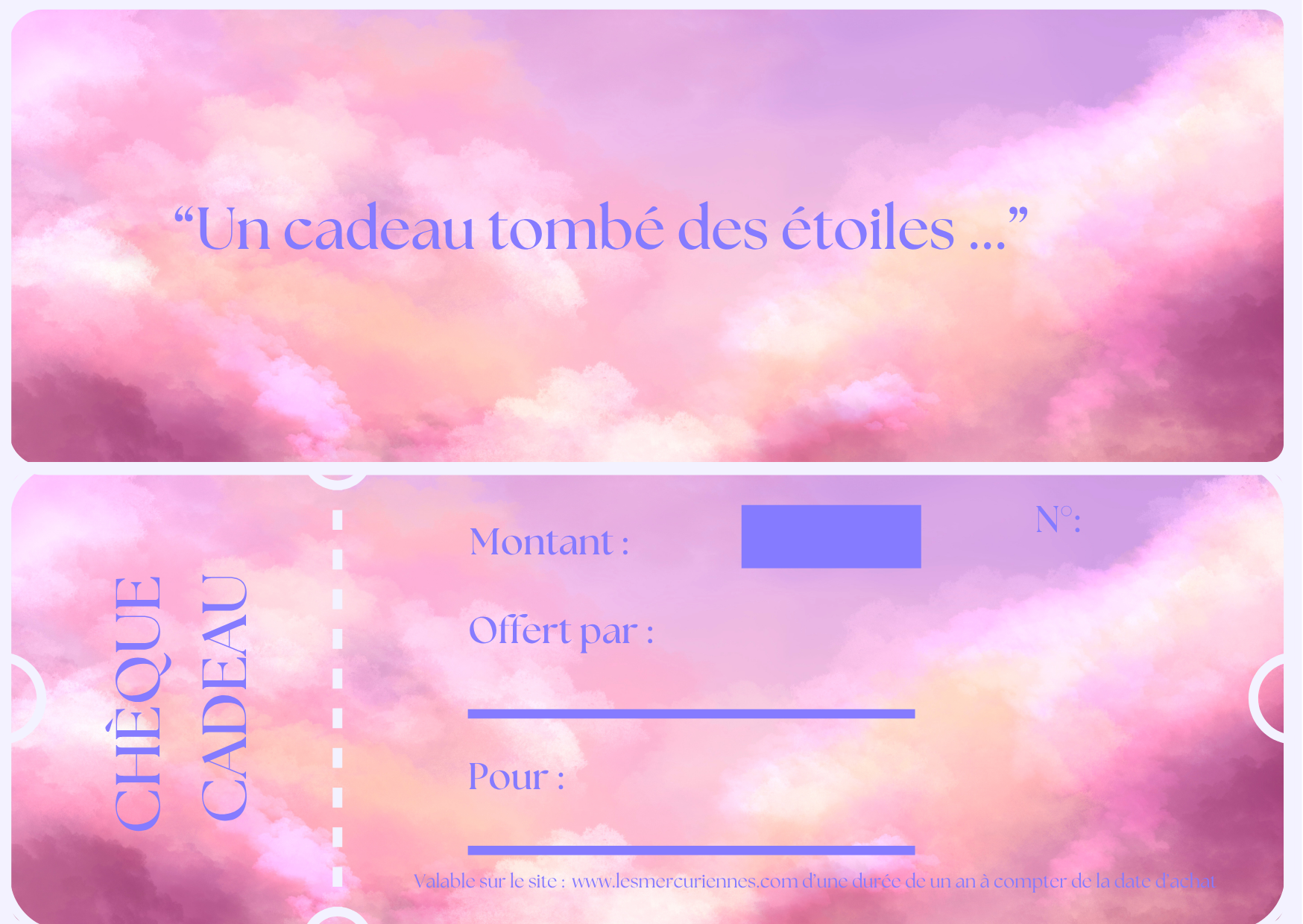 "CHÈQUE CADEAU"