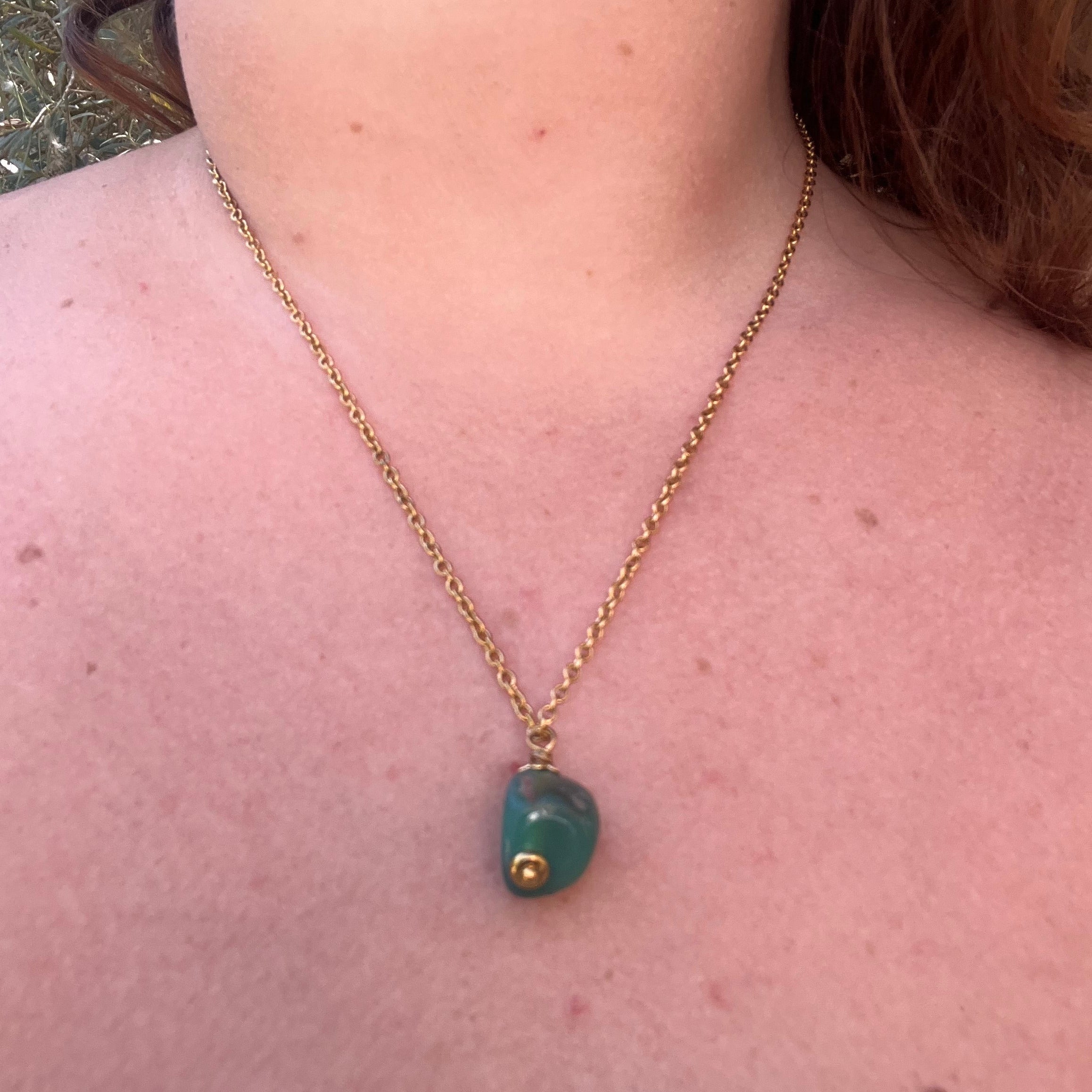 Collier "Agate" en acier inoxydable