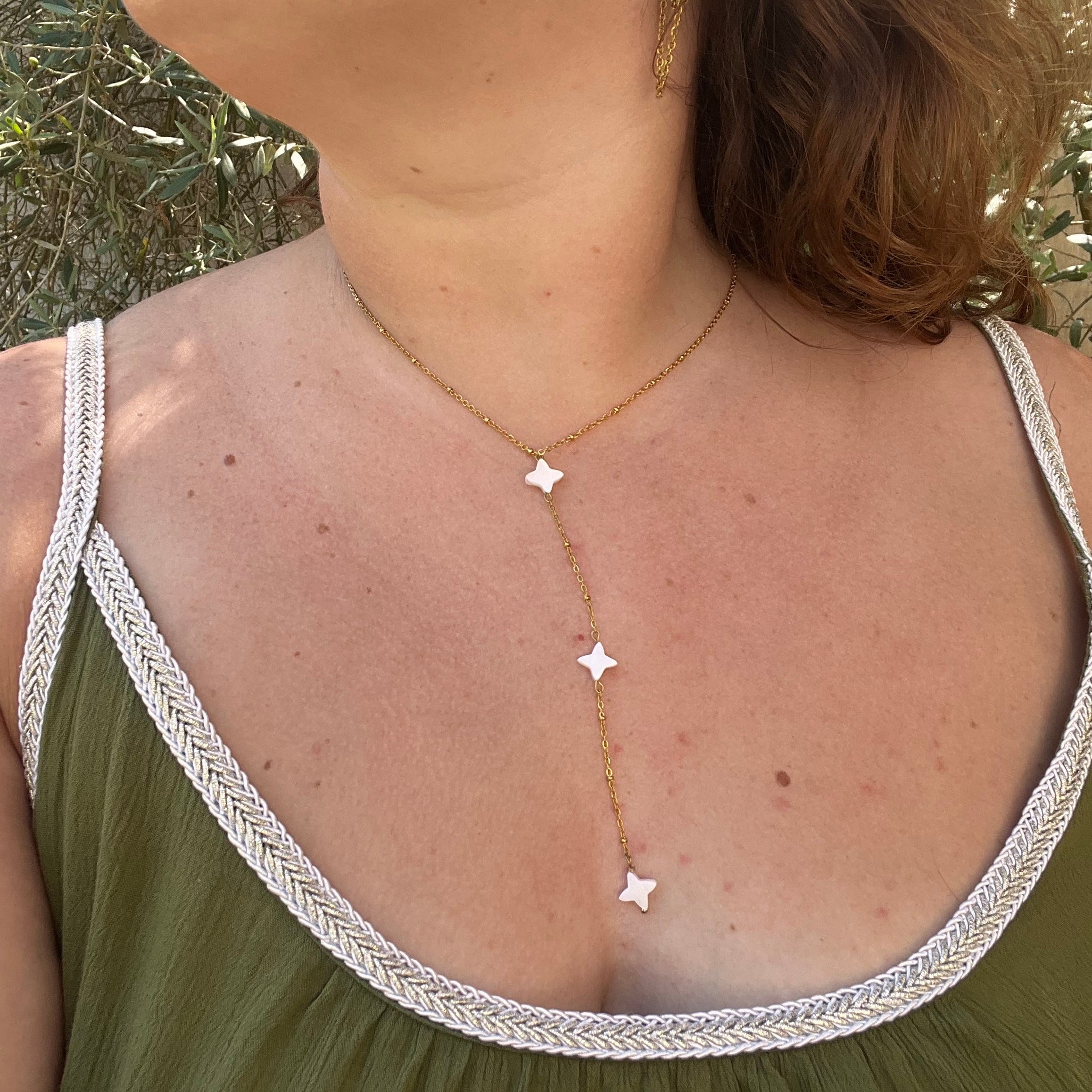 Collier "Maïa" en acier inoxydable
