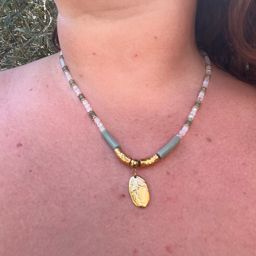 Collier "Lumi" en perles