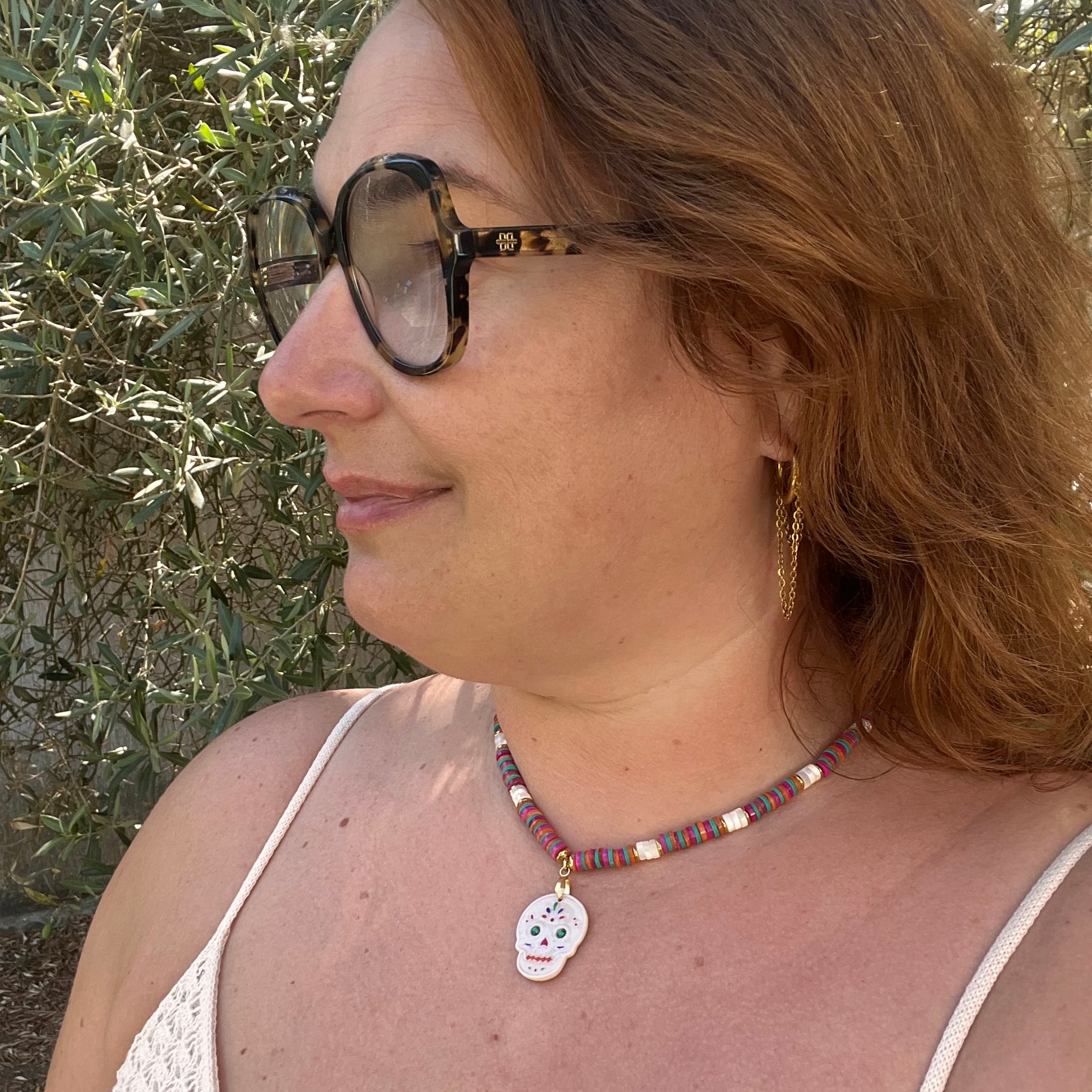 Collier "Calavéra" en perles