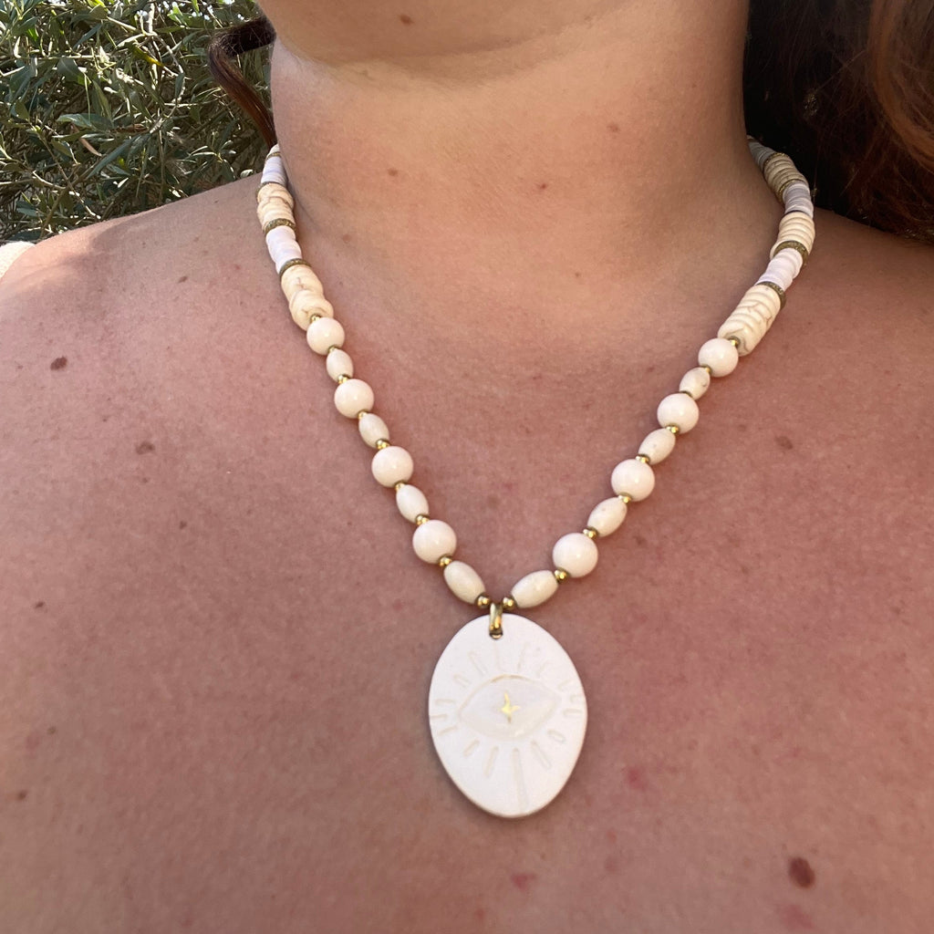 Collier "Bianca" en perles