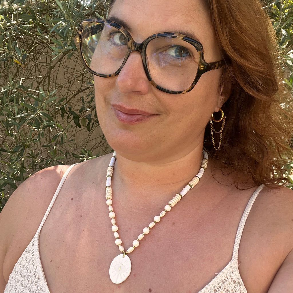 Collier "Bianca" en perles
