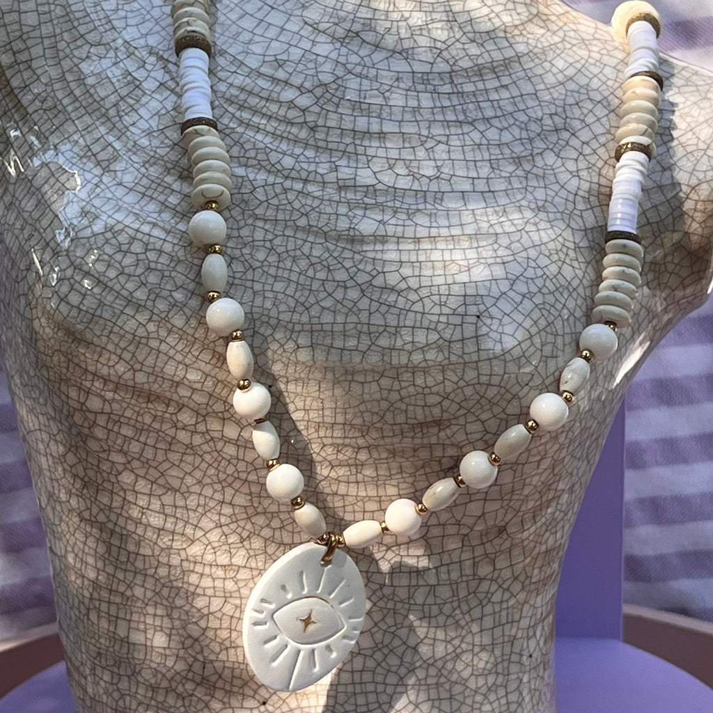 Collier "Bianca" en perles