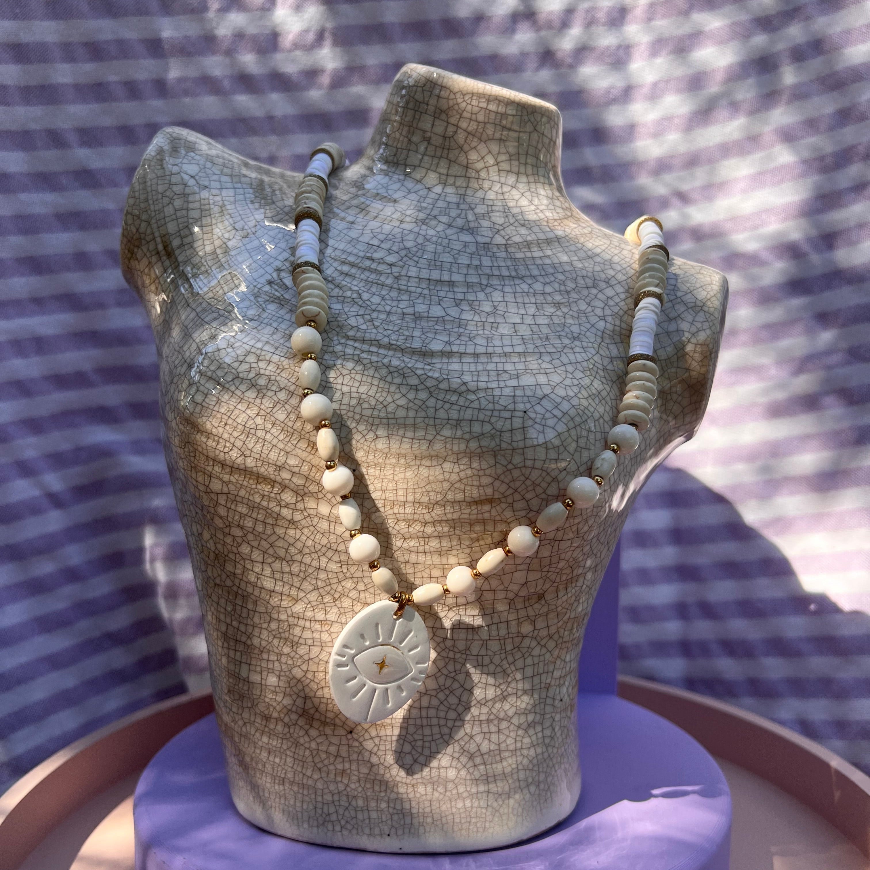 Collier "Bianca" en perles