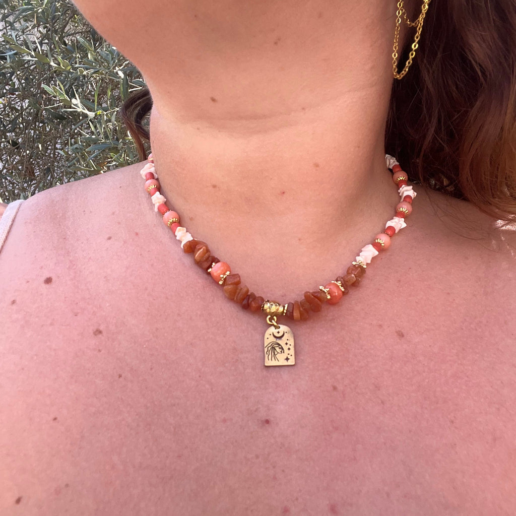 Collier "Solstice" en perles