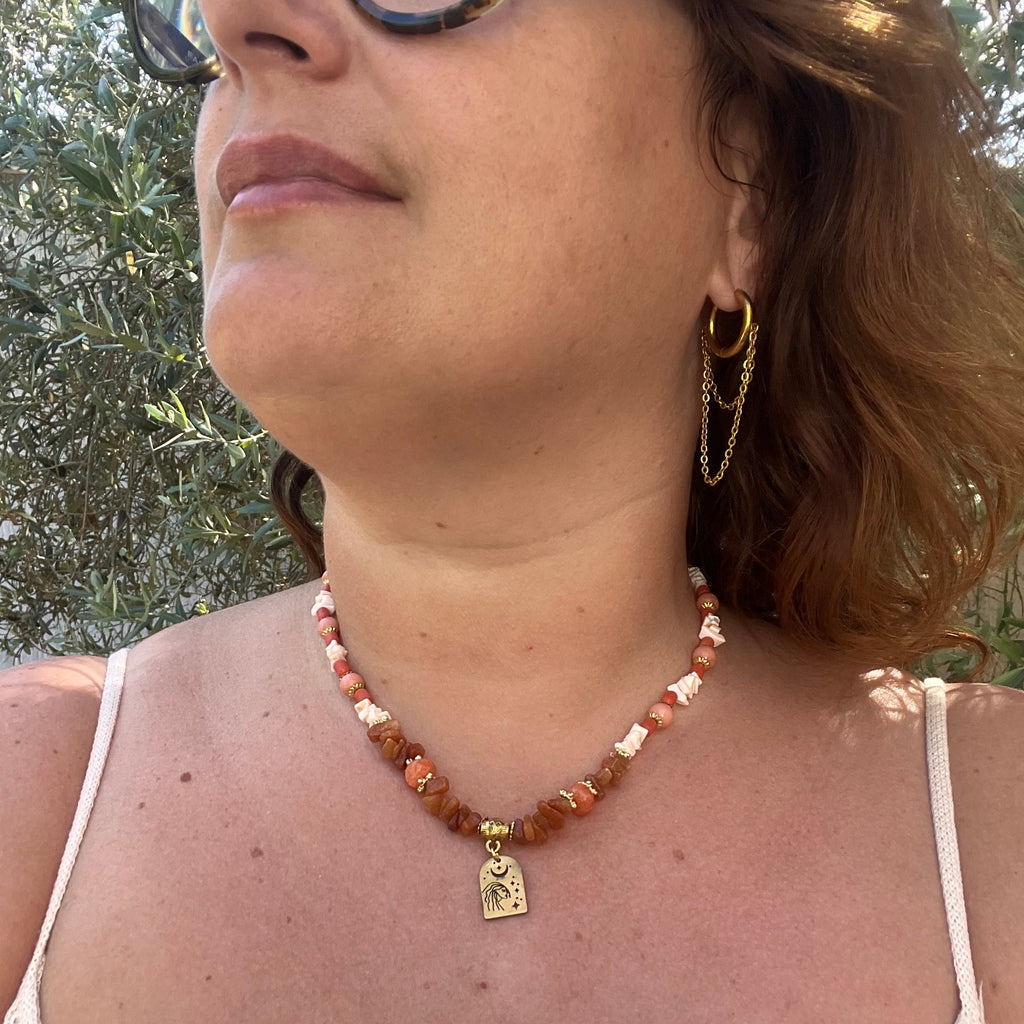 Collier "Solstice" en perles