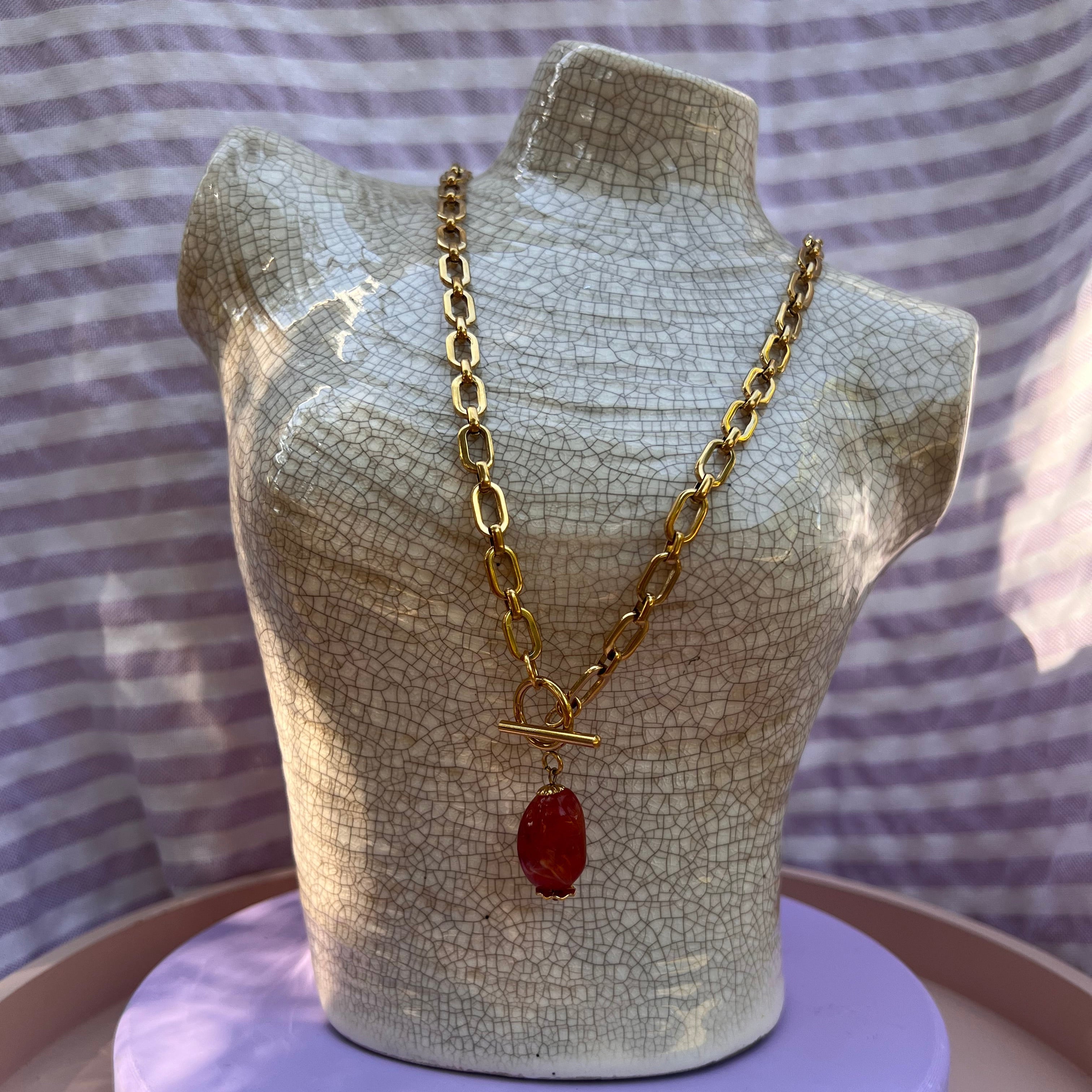 Collier "Espérance" en acier inoxydable