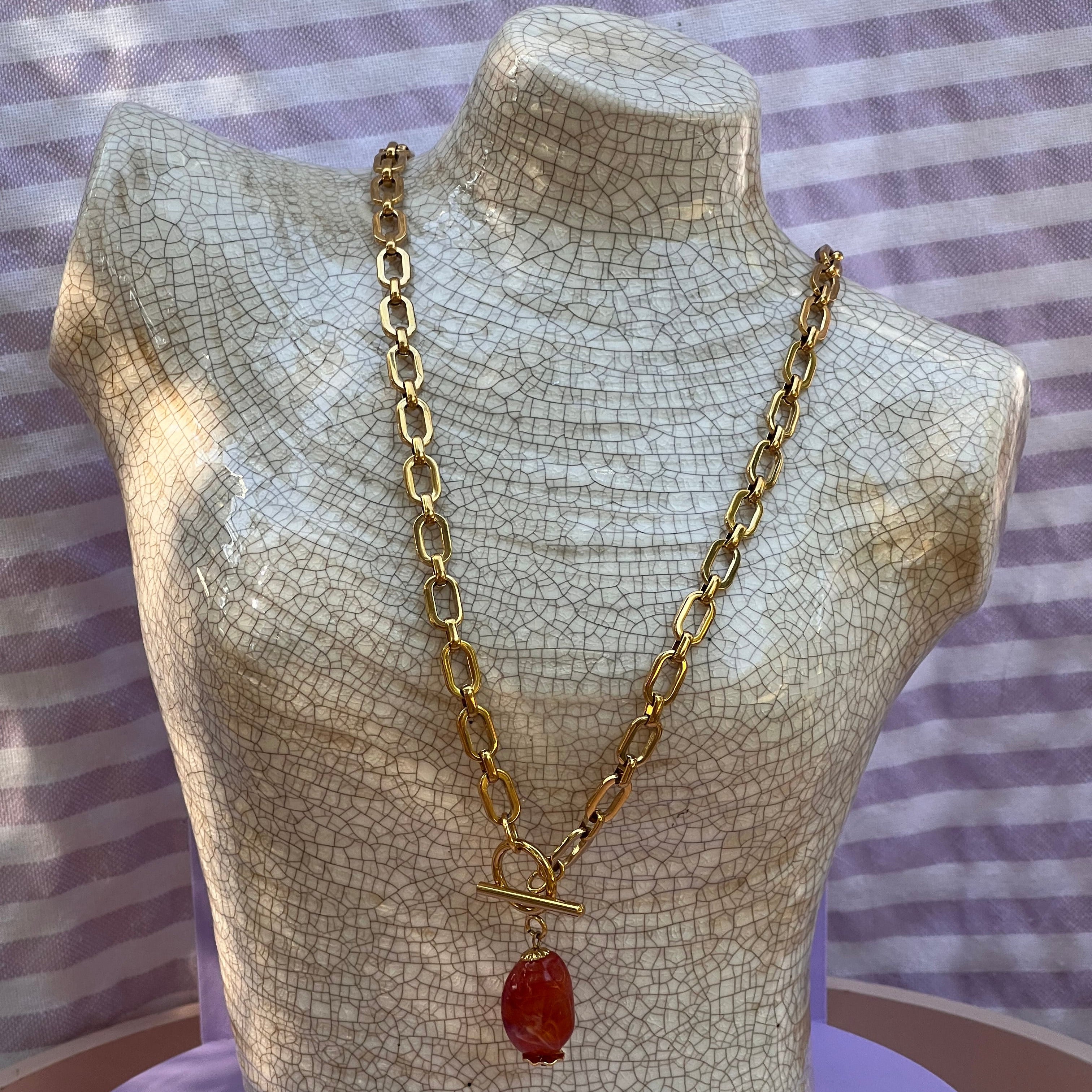 Collier "Espérance" en acier inoxydable