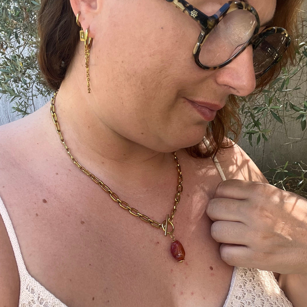 Collier "Espérance" en acier inoxydable