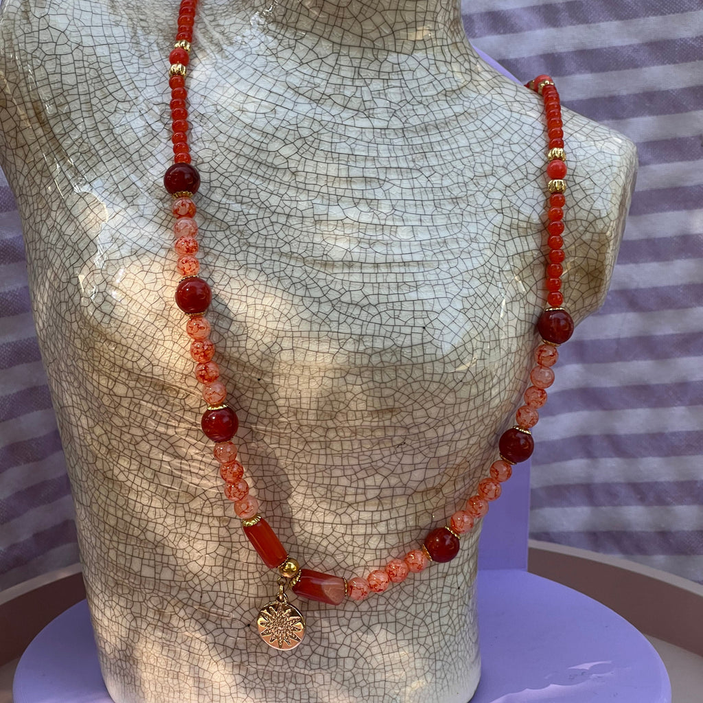 Collier "Amaranta" en perles