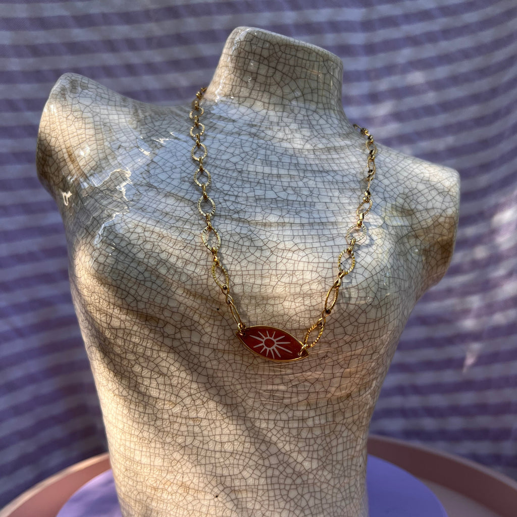 Collier "Sunlight" en acier inoxydable