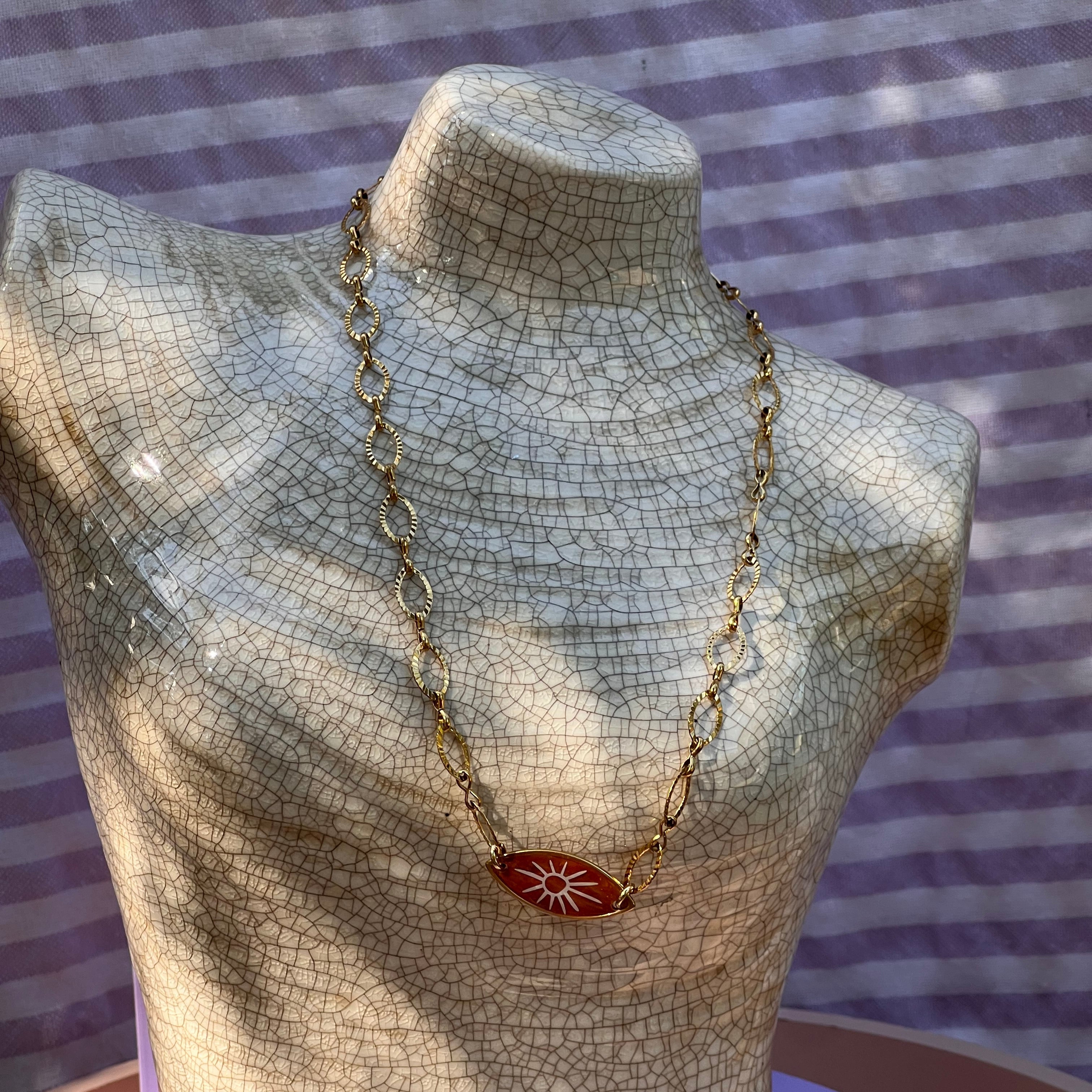 Collier "Sunlight" en acier inoxydable