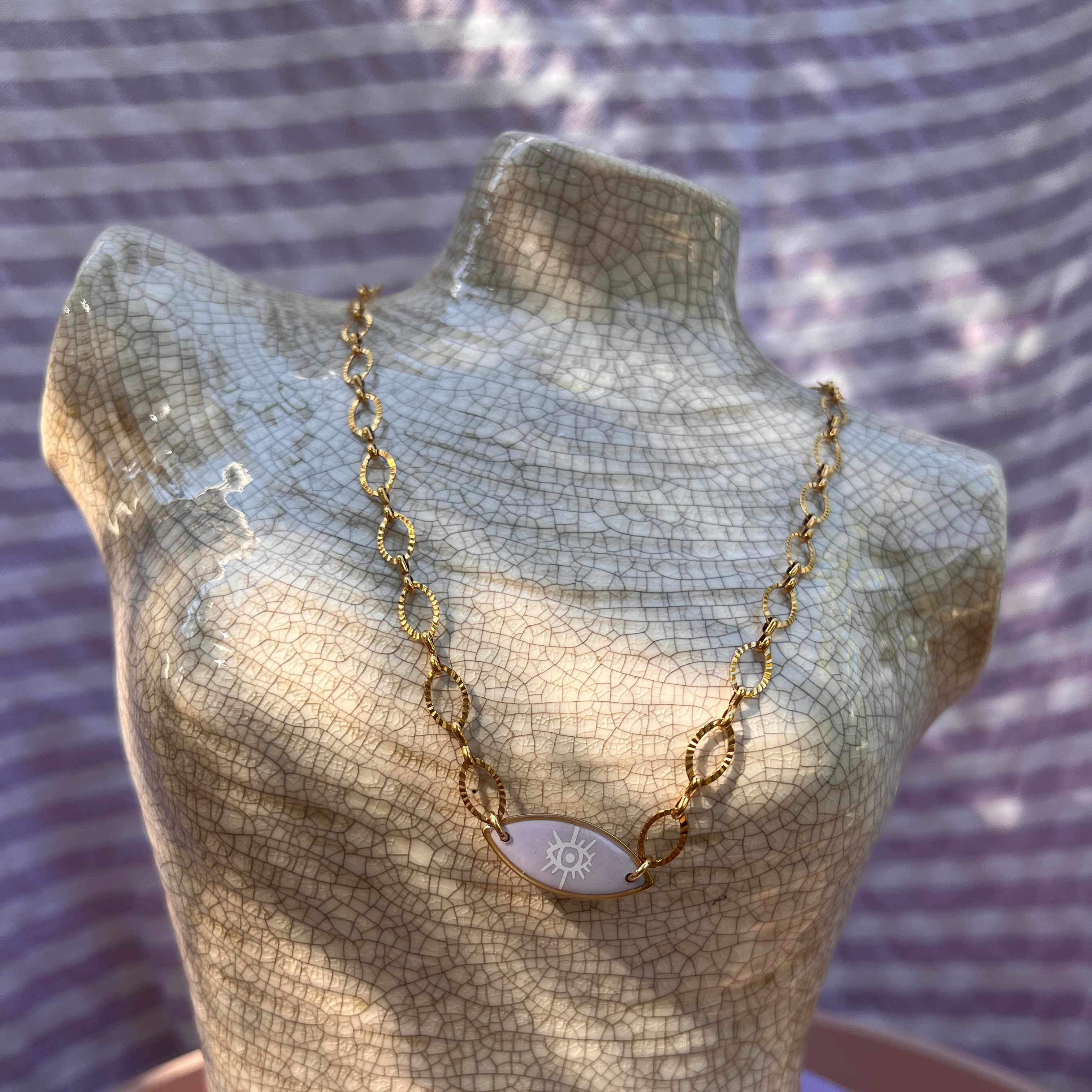 Collier "Sunlight" en acier inoxydable