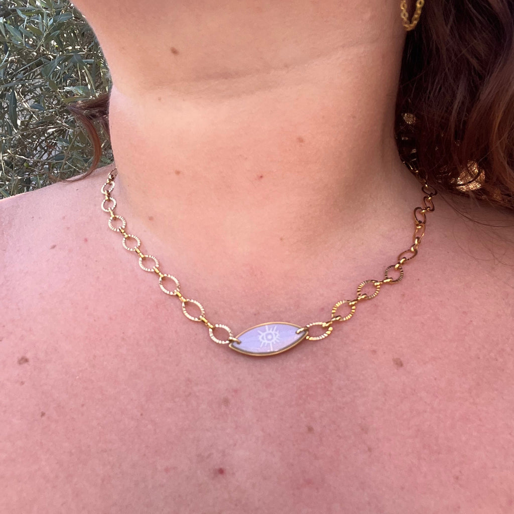 Collier "Sunlight" en acier inoxydable