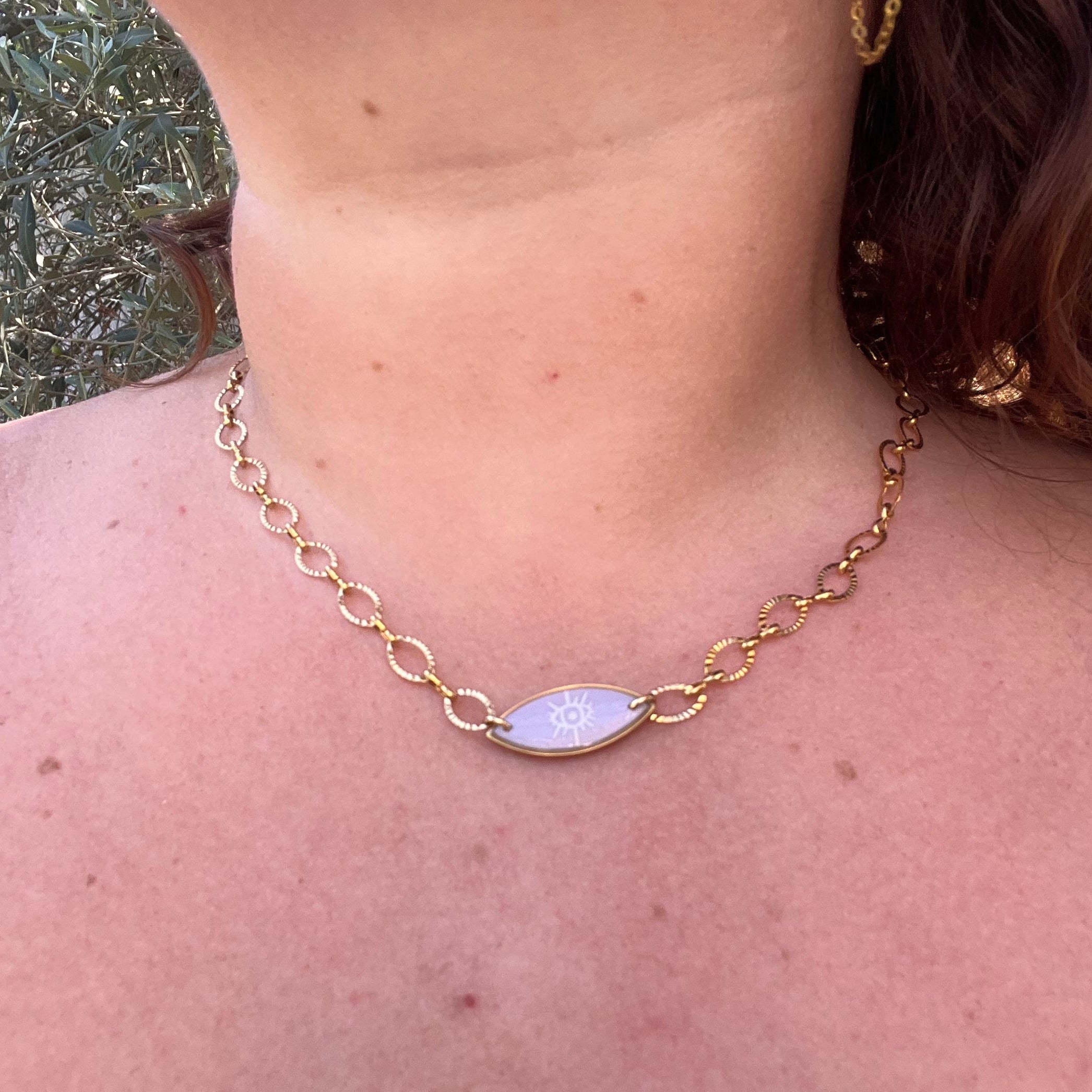 Collier "Sunlight" en acier inoxydable