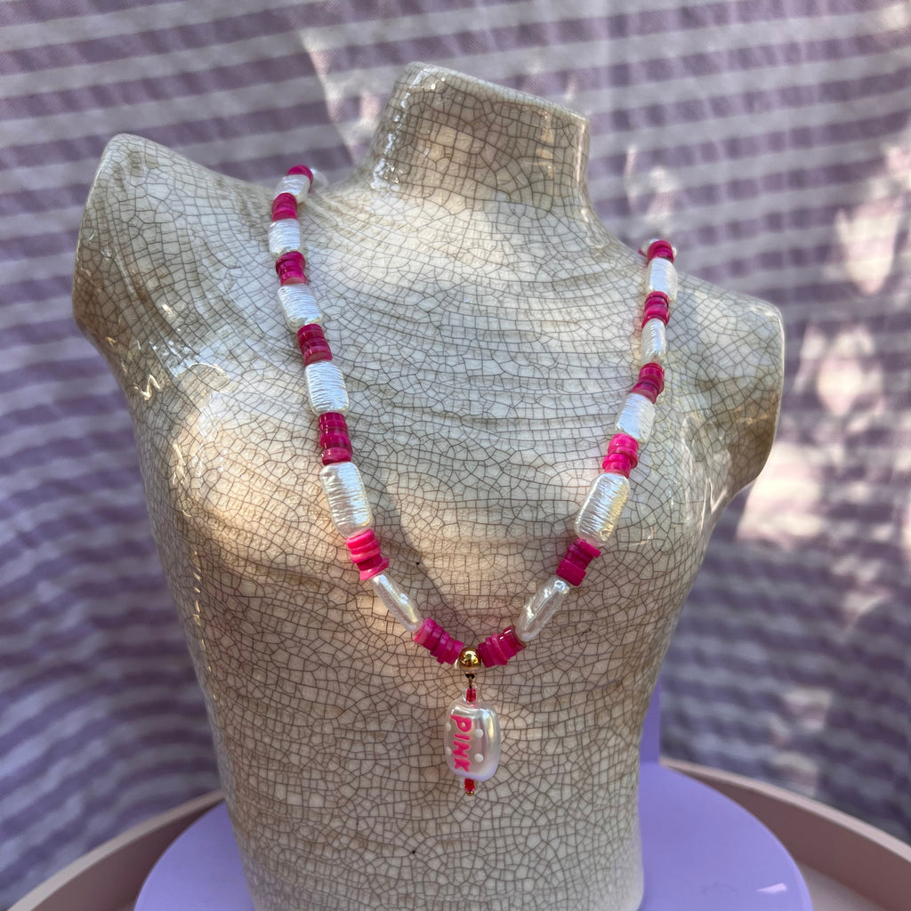 Collier "Néon" en perles