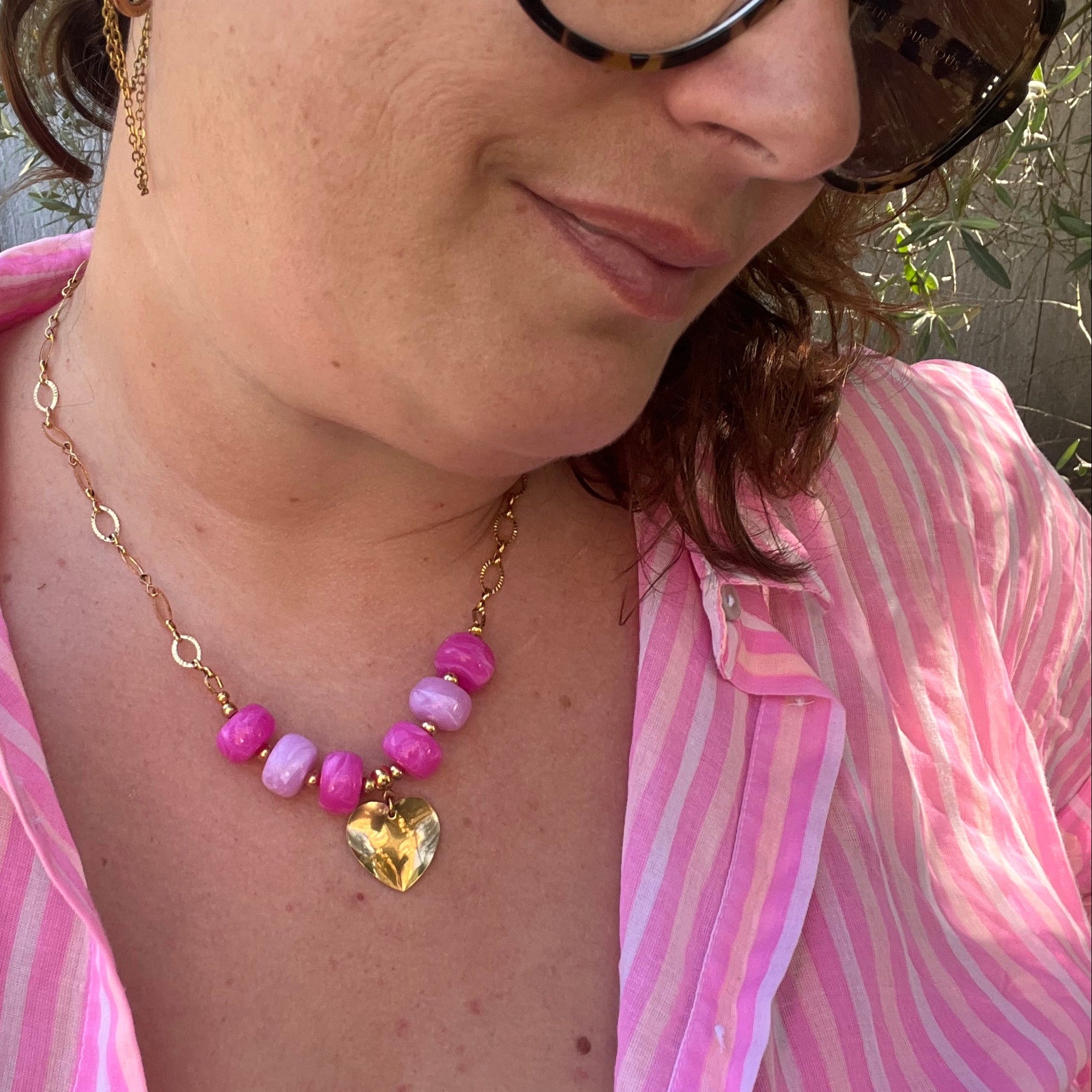 Collier "Trésor" en acier inoxydable