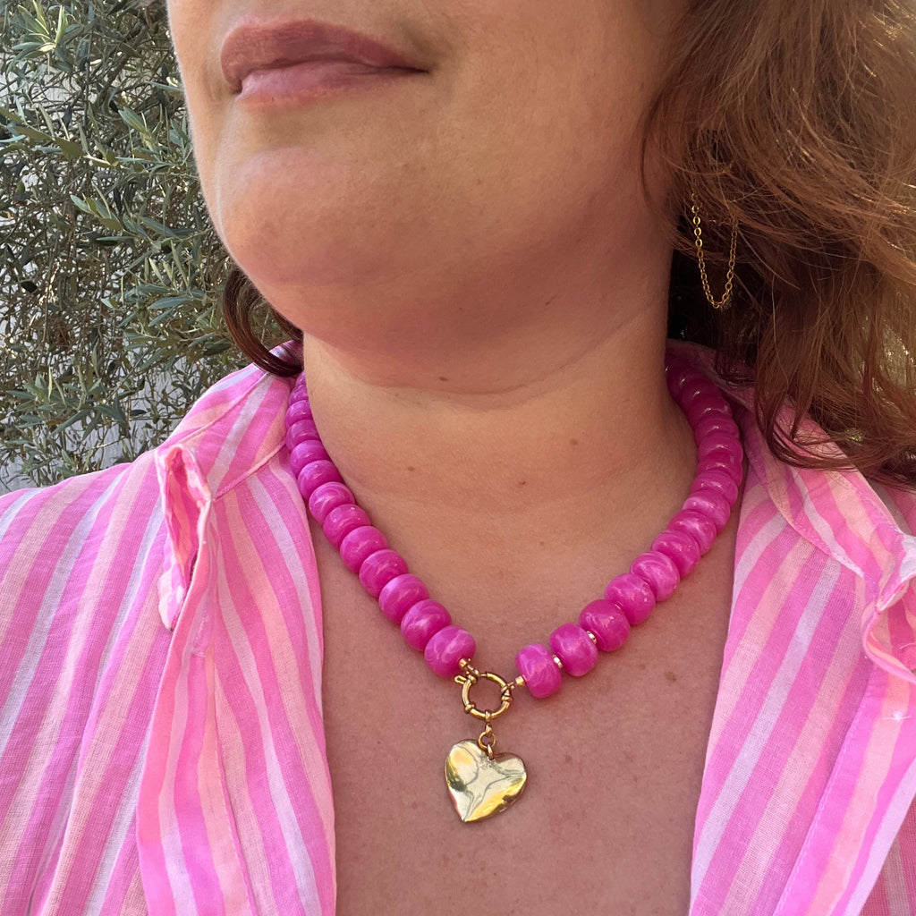 Collier "Lila" en perles