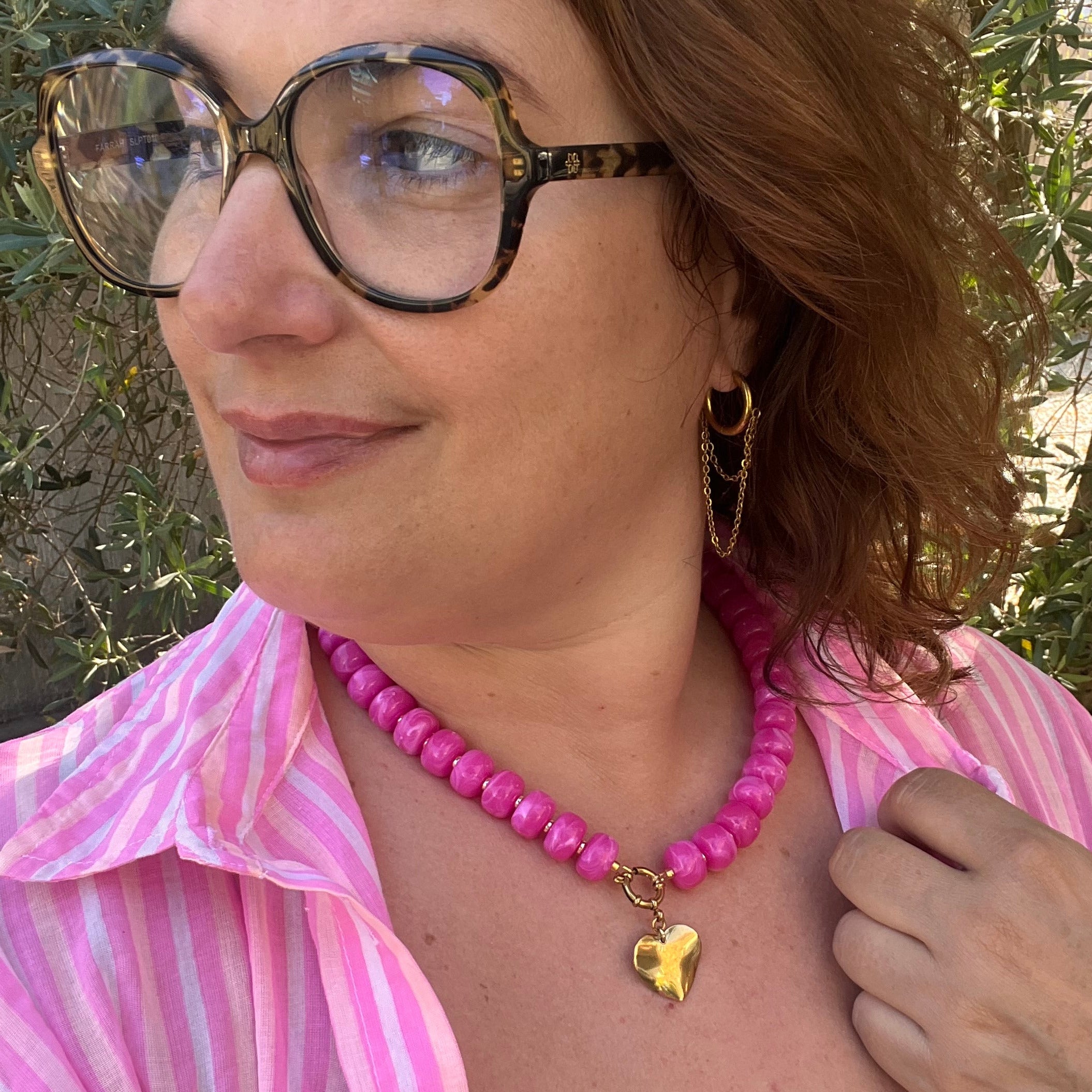 Collier "Lila" en perles