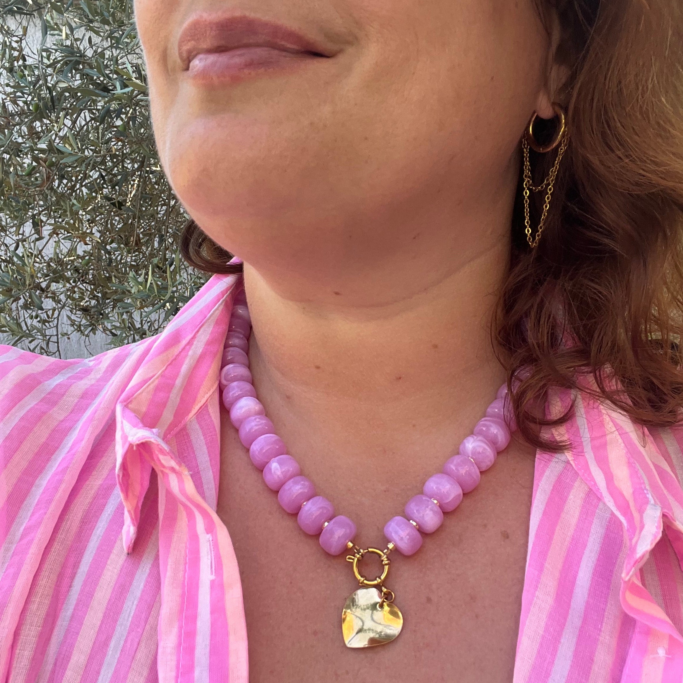 Collier "Lila" en perles
