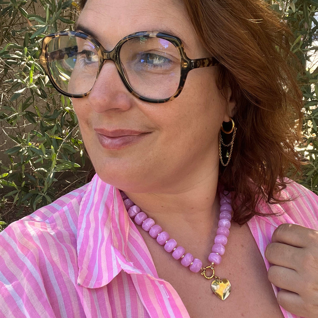 Collier "Lila" en perles