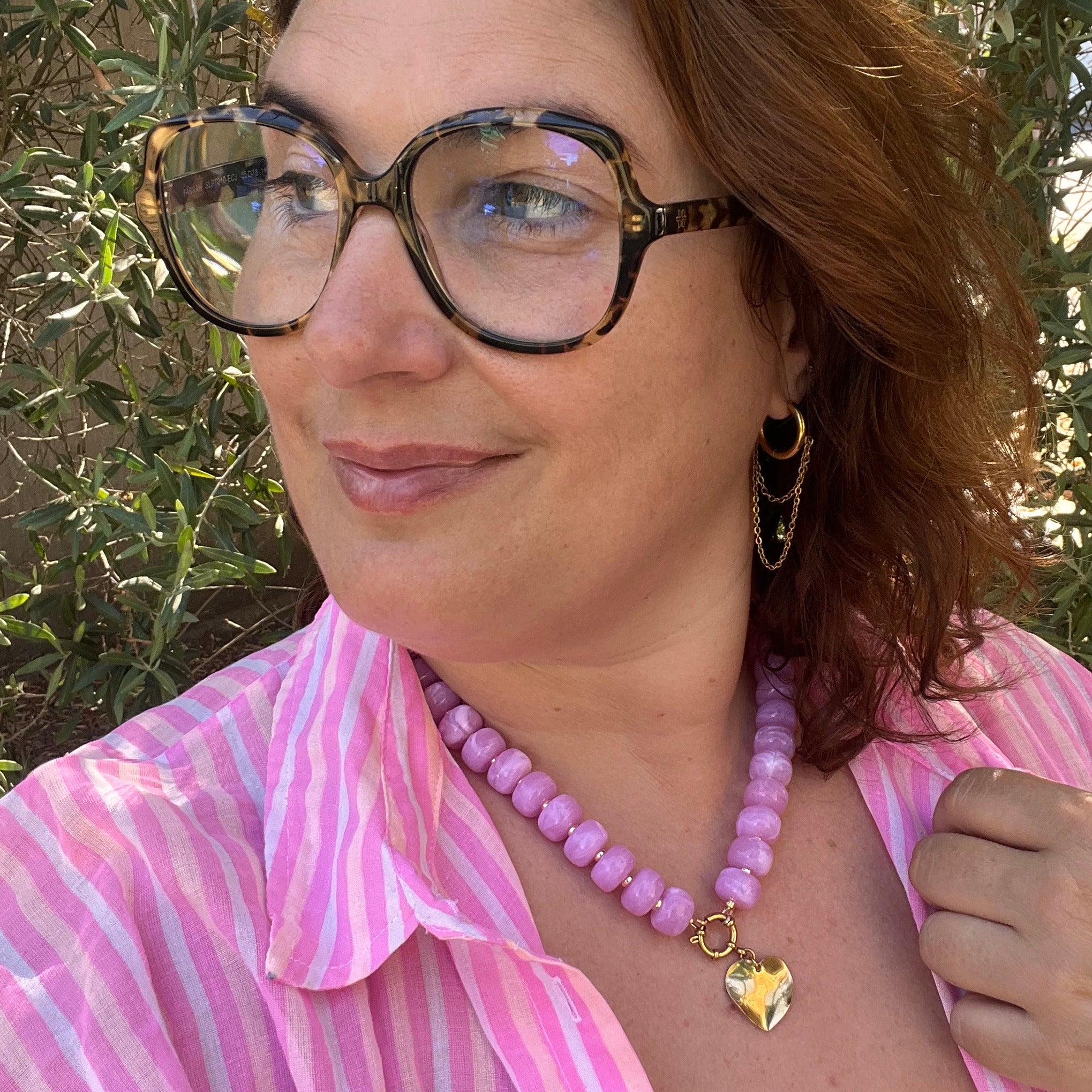 Collier "Lila" en perles