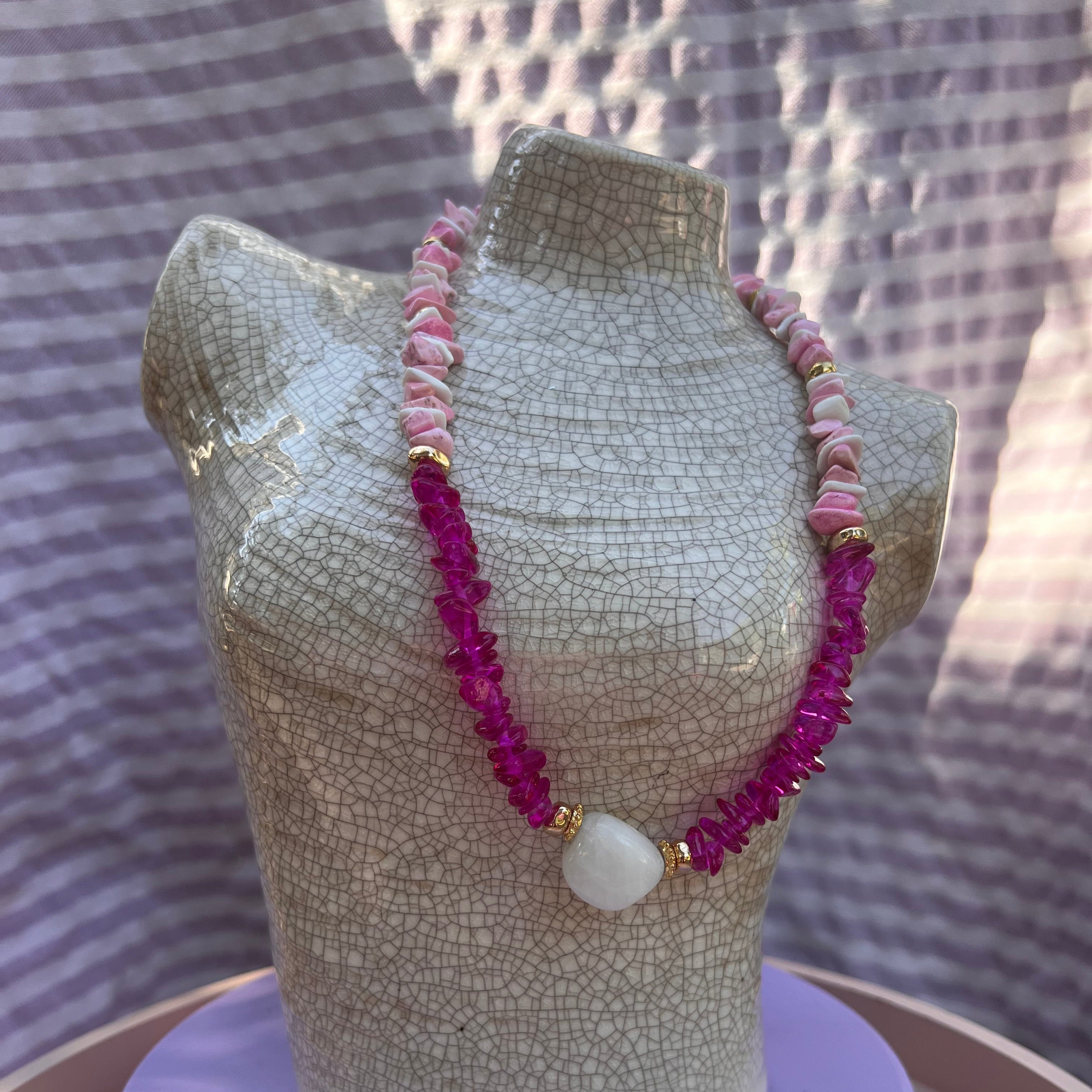 Collier "Ever" en perles