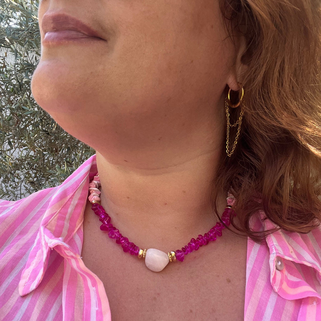 Collier "Ever" en perles