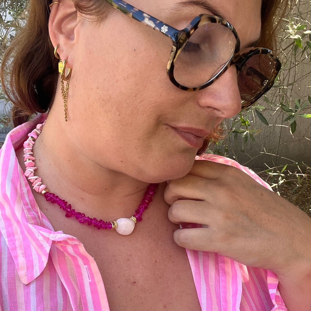 Collier "Ever" en perles